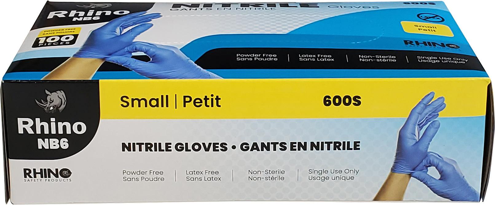 Small Powder-Free Nitrile Gloves – 100-Pack – Blue – Latex-Free – B2B Bulk Supply – Fast Shipping Canada